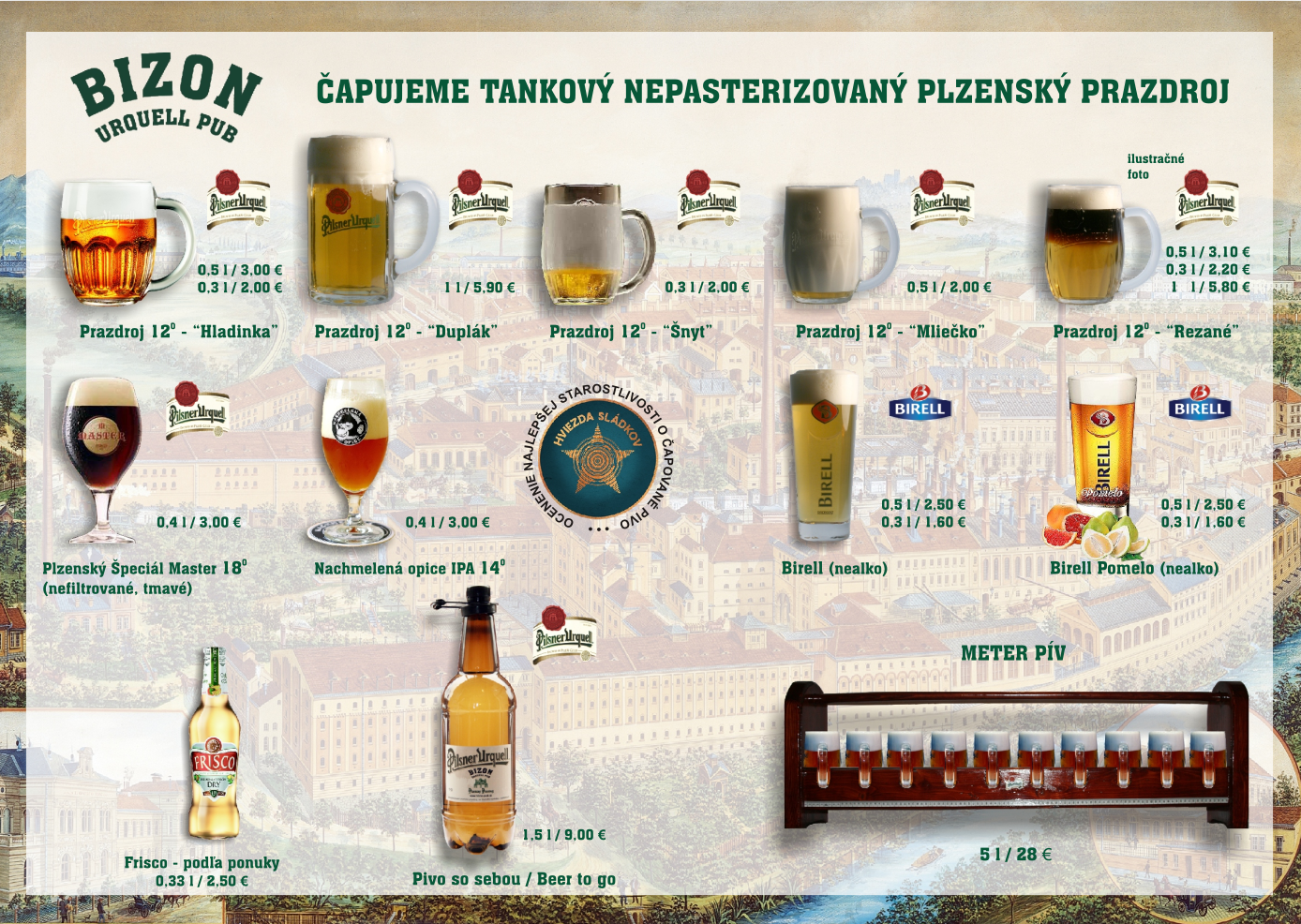 Nápojový lístok